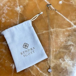 Kendra scott gray necklace gold